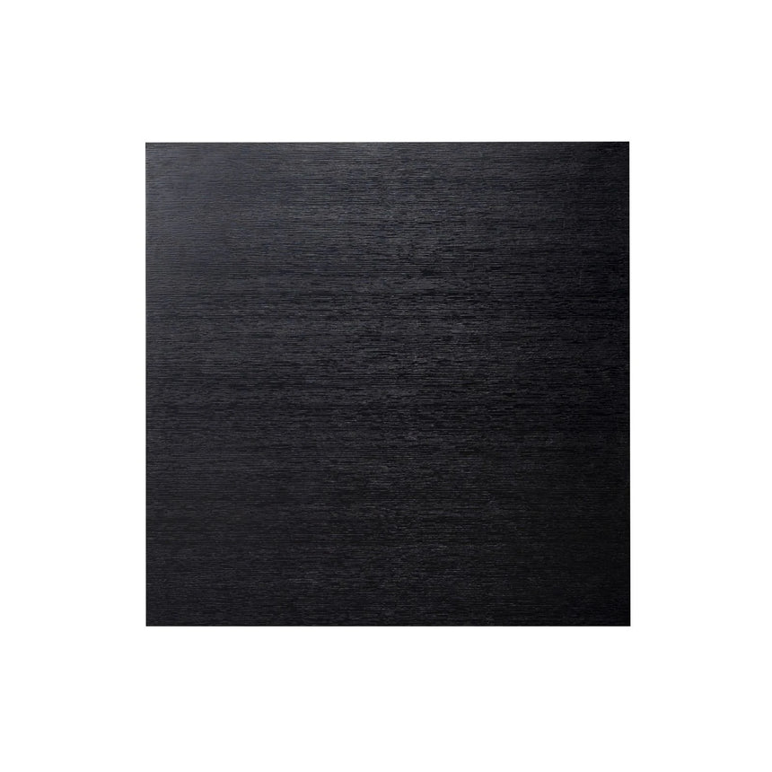 Couchtisch Oakura aus Eichenfurnier in schwarz, 90x90x42 cm von Richmond Interiors – Bild 3