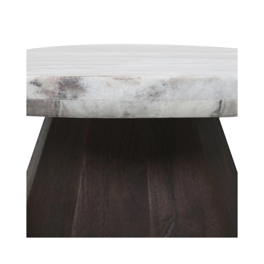 Couchtisch Oberoy aus Toronto-Marmor in Blush beige, 80x80x41 cm von Richmond Interiors – Produktbild 9