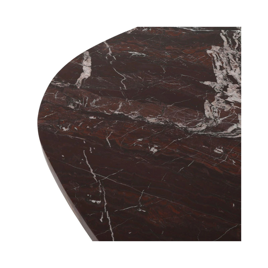 Couchtisch Orchid in burgunderrot, 90x90x38 cm von Richmond Interiors – Bild 5