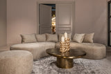Couchtisch Pulitzer aus Aluminium und Messing in brushed gold, 106x82x35 cm von Richmond Interiors – Bild 7