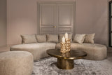 Couchtisch Pulitzer aus Aluminium und Messing in brushed gold, 106x82x35 cm von Richmond Interiors – Bild 9