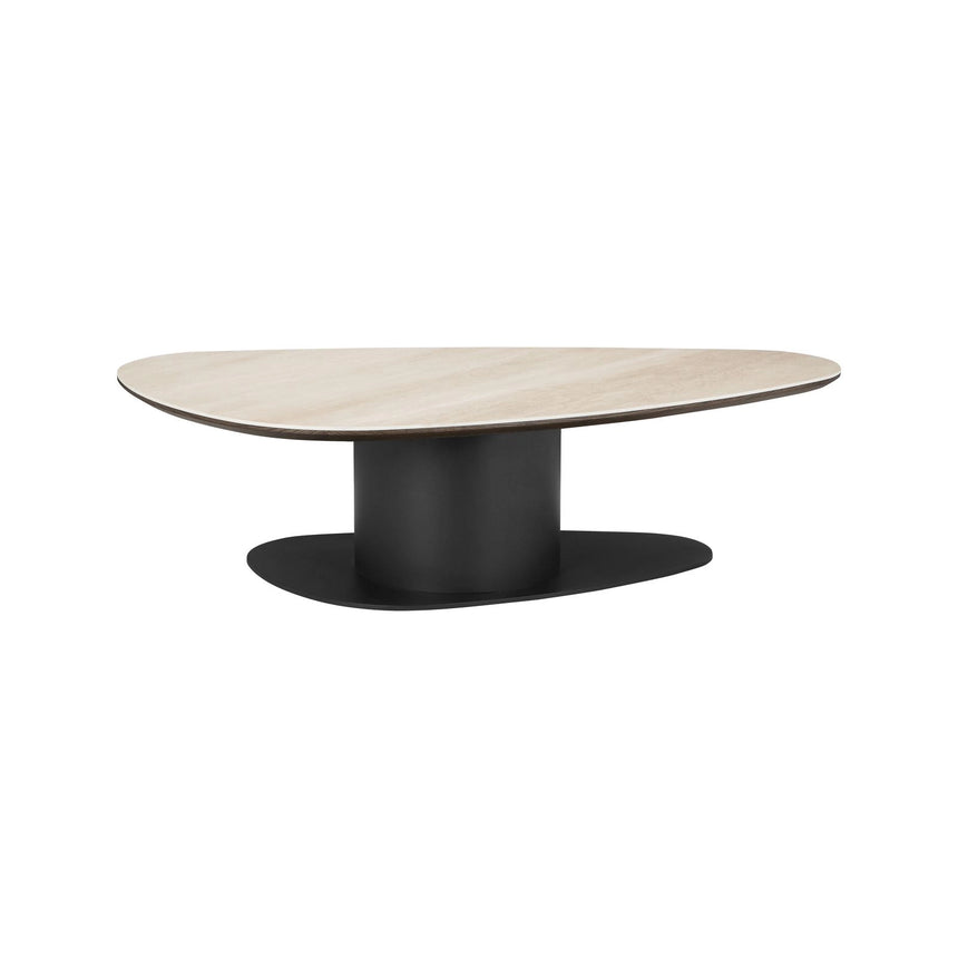 Couchtisch Ritz in beige/schwarz, 140x75x38 cm von Richmond Interiors – Produktbild 2