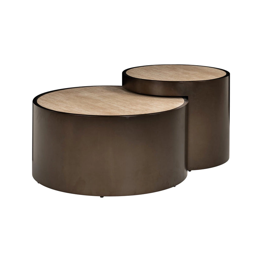 Couchtisch Ronson in beige 2er-Set von Richmond Interiors – Produktbild 1
