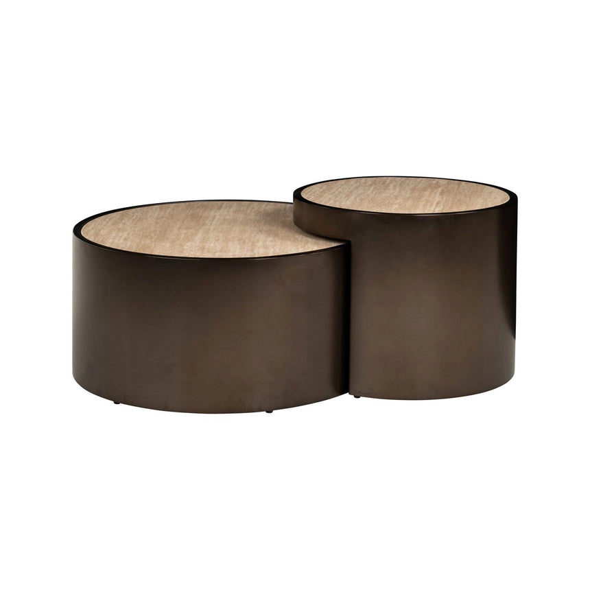 Couchtisch Ronson in beige 2er-Set von Richmond Interiors – Produktbild 2