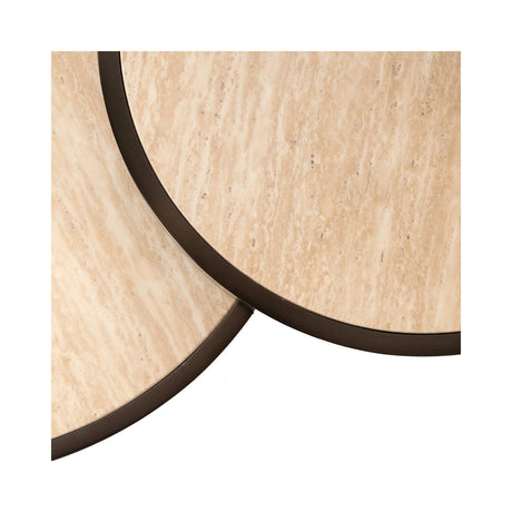 Couchtisch Ronson in beige 2er-Set von Richmond Interiors – Produktbild 4
