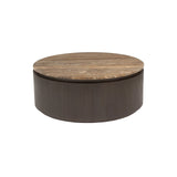 Couchtisch Russo in braun, 90x90x35 cm von Richmond Interiors – Produktbild 3