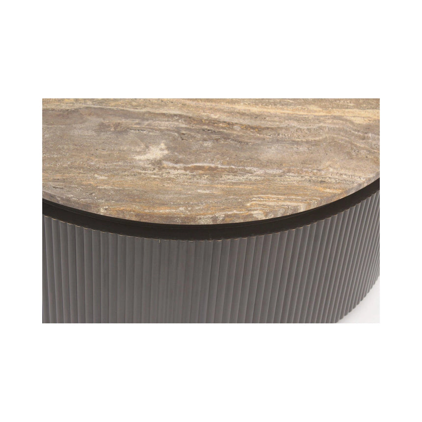 Couchtisch Russo in braun, 90x90x35 cm von Richmond Interiors – Produktbild 4