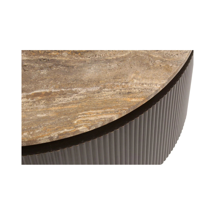 Couchtisch Russo in braun, 90x90x35 cm von Richmond Interiors – Produktbild 5