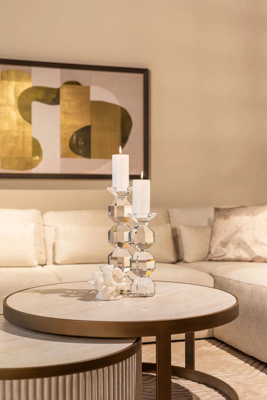 Couchtisch Tivoli in weiß als 2er-Set, 91x91x44 cm von Richmond Interiors – Bild 12