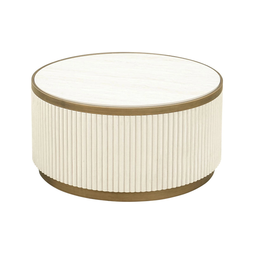 Couchtisch Tivoli in weiß als 2er-Set, 91x91x44 cm von Richmond Interiors – Bild 4
