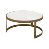 Couchtisch Tivoli in weiß als 2er-Set, 91x91x44 cm von Richmond Interiors – Bild 5
