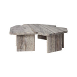 Couchtisch Westin im 3er-Set aus Travertin in grau, 110x110x35 cm von Richmond Interiors – Bild 2