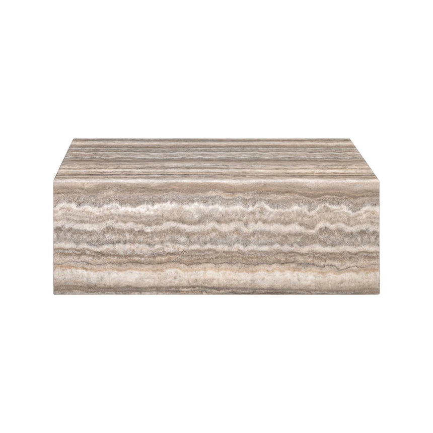 Couchtisch als Sofaelement Dulce mit Marmor Guangxi White in grau, 100x60 cm von Richmond Interiors – Bild 3