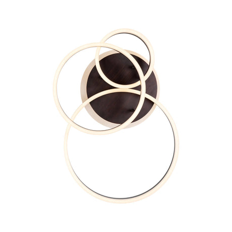 Deckenleuchte Mosa in braun aus Aluminium und Eisen, 44x18x60 cm von Richmond Interiors – Produktbild 1