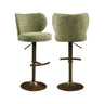 Drehbarer Barhocker Amely in pistache softweave, 55x57x116 cm von Richmond Interiors – Bild 1