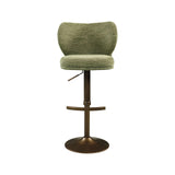 Drehbarer Barhocker Amely in pistache softweave, 55x57x116 cm von Richmond Interiors – Bild 4