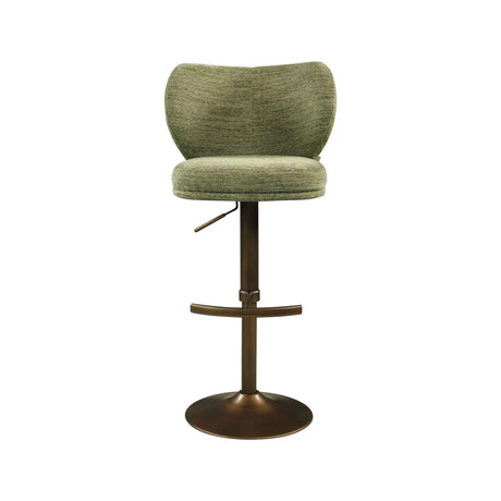 Drehbarer Barhocker Amely in pistache softweave, 55x57x116 cm von Richmond Interiors – Bild 4