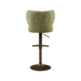 Drehbarer Barhocker Amely in pistache softweave, 55x57x116 cm von Richmond Interiors – Bild 6