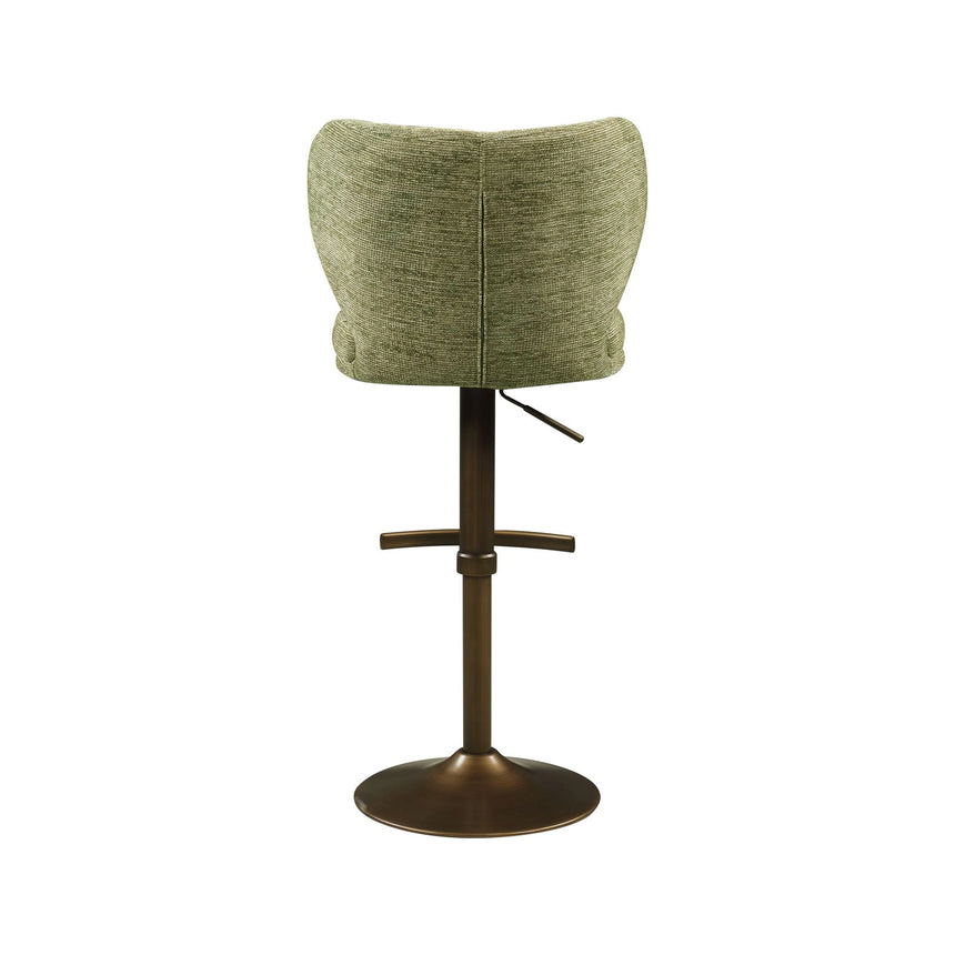 Drehbarer Barhocker Amely in pistache softweave, 55x57x116 cm von Richmond Interiors – Bild 6