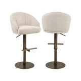 Drehbarer Barhocker Beverly in natural fancy von Richmond Interiors – Bild 1