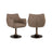 Drehbarer Essstuhl Aldo in brown tweed von Richmond Interiors – Bild 1
