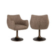 Drehbarer Essstuhl Aldo in brown tweed von Richmond Interiors – Bild 1