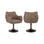 Drehbarer Essstuhl Aldo in brown tweed von Richmond Interiors – Bild 1