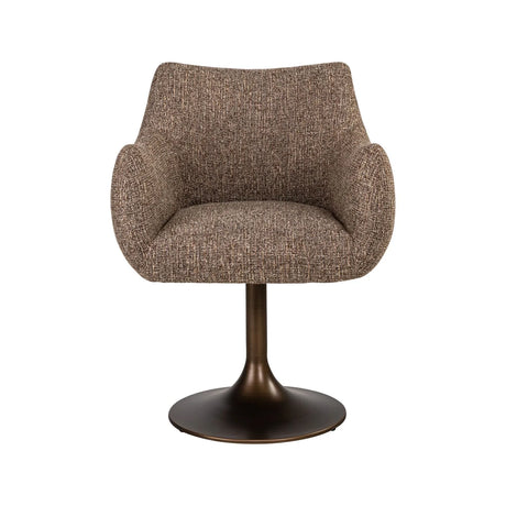 Drehbarer Essstuhl Aldo in brown tweed von Richmond Interiors – Bild 3