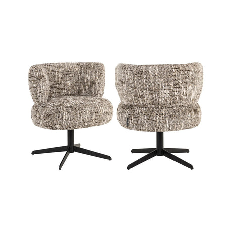 Drehbarer Essstuhl Alexis in brown omara von Richmond Interiors – Bild 1