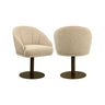 Drehbarer Essstuhl Beverly in natural fancy, 58x59x81 cm von Richmond Interiors – Bild 1