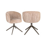 Drehbarer Essstuhl Cassi in sand soft von Richmond Interiors – Bild 1