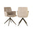 Drehbarer Essstuhl Chase in cream blockweave von Richmond Interiors – Bild 1