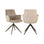 Drehbarer Essstuhl Chase in cream blockweave von Richmond Interiors – Bild 1