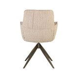 Drehbarer Essstuhl Chase in cream blockweave von Richmond Interiors – Bild 5