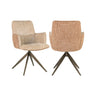 Drehbarer Essstuhl Chase in ginger jacquard von Richmond Interiors – Bild 1
