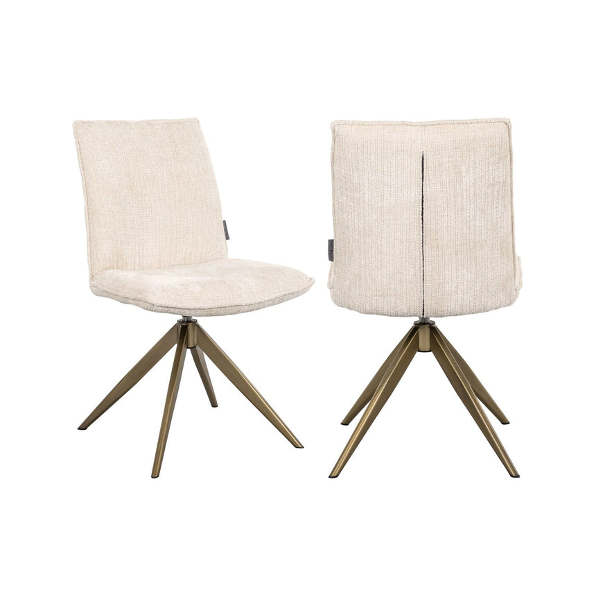 Drehbarer Essstuhl Dakota in niagara beige von Richmond Interiors – Bild 1