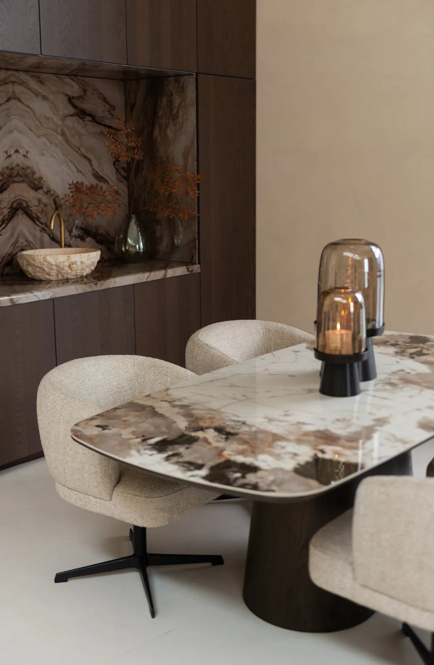 Drehbarer Essstuhl Dinan mit flammhemmendem Bezug von Richmond Interiors – Bild 8