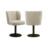 Drehbarer Essstuhl Fiona in natural softweave von Richmond Interiors – Bild 1