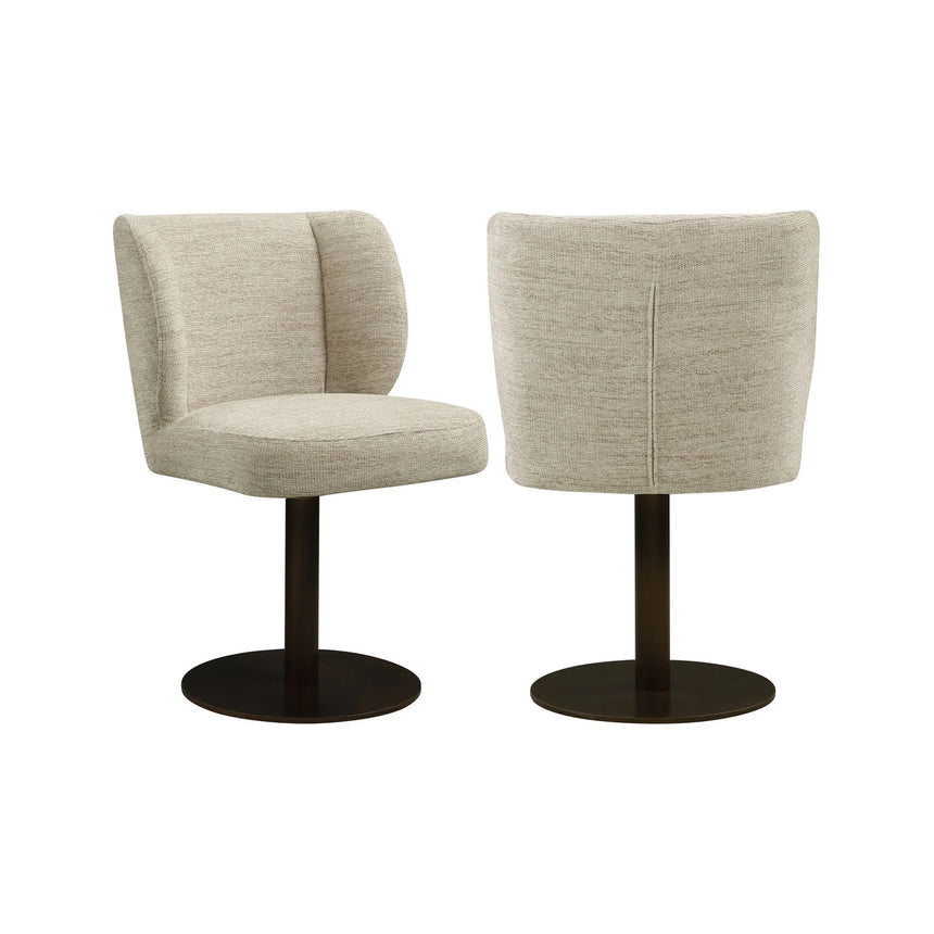 Drehbarer Essstuhl Fiona in natural softweave von Richmond Interiors – Bild 1