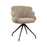 Drehbarer Essstuhl Kayla in mocca boldweave, 62x62x81 cm von Richmond Interiors – Bild 2