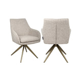 Drehbarer Essstuhl Lisonne in cayenne brown von Richmond Interiors – Bild 1