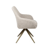 Drehbarer Essstuhl Lisonne in cayenne brown von Richmond Interiors – Bild 4
