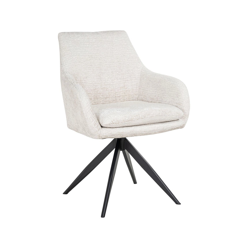 Drehbarer Essstuhl Lisonne in cream fusion von Richmond Interiors – Bild 2