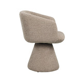 Drehbarer Essstuhl Madeline in mocca chunky, 61x59x77 cm von Richmond Interiors – Bild 5