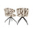 Drehbarer Essstuhl Milly in moss graffic von Richmond Interiors – Bild 1