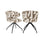 Drehbarer Essstuhl Milly in moss graffic von Richmond Interiors – Bild 1
