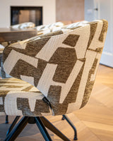 Drehbarer Essstuhl Milly in moss graffic von Richmond Interiors – Bild 2