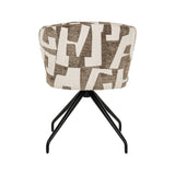 Drehbarer Essstuhl Milly in moss graffic von Richmond Interiors – Bild 5