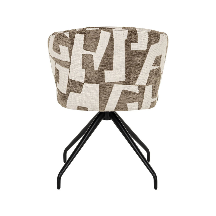 Drehbarer Essstuhl Milly in moss graffic von Richmond Interiors – Bild 5