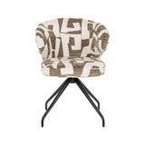 Drehbarer Essstuhl Milly in moss graffic von Richmond Interiors – Bild 6